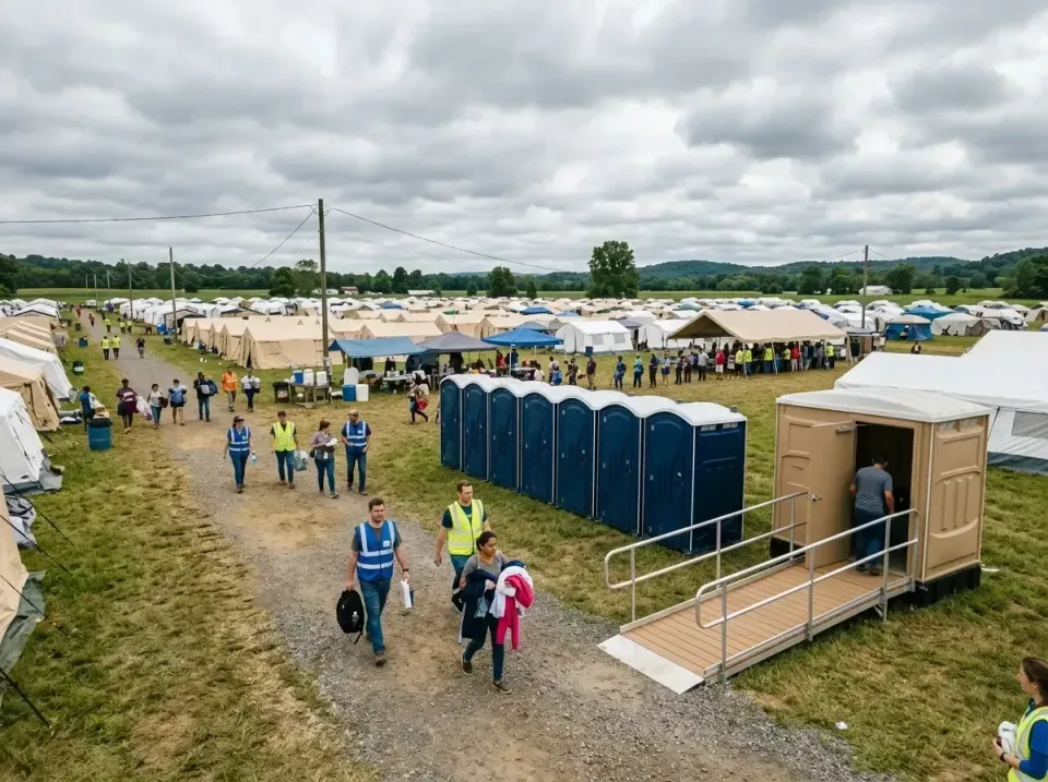 disaster-relief-camp-restrooms-010 — frequently asked questions, Dumpster & Portable Bathrooms Rental in Oak Hills, PA
